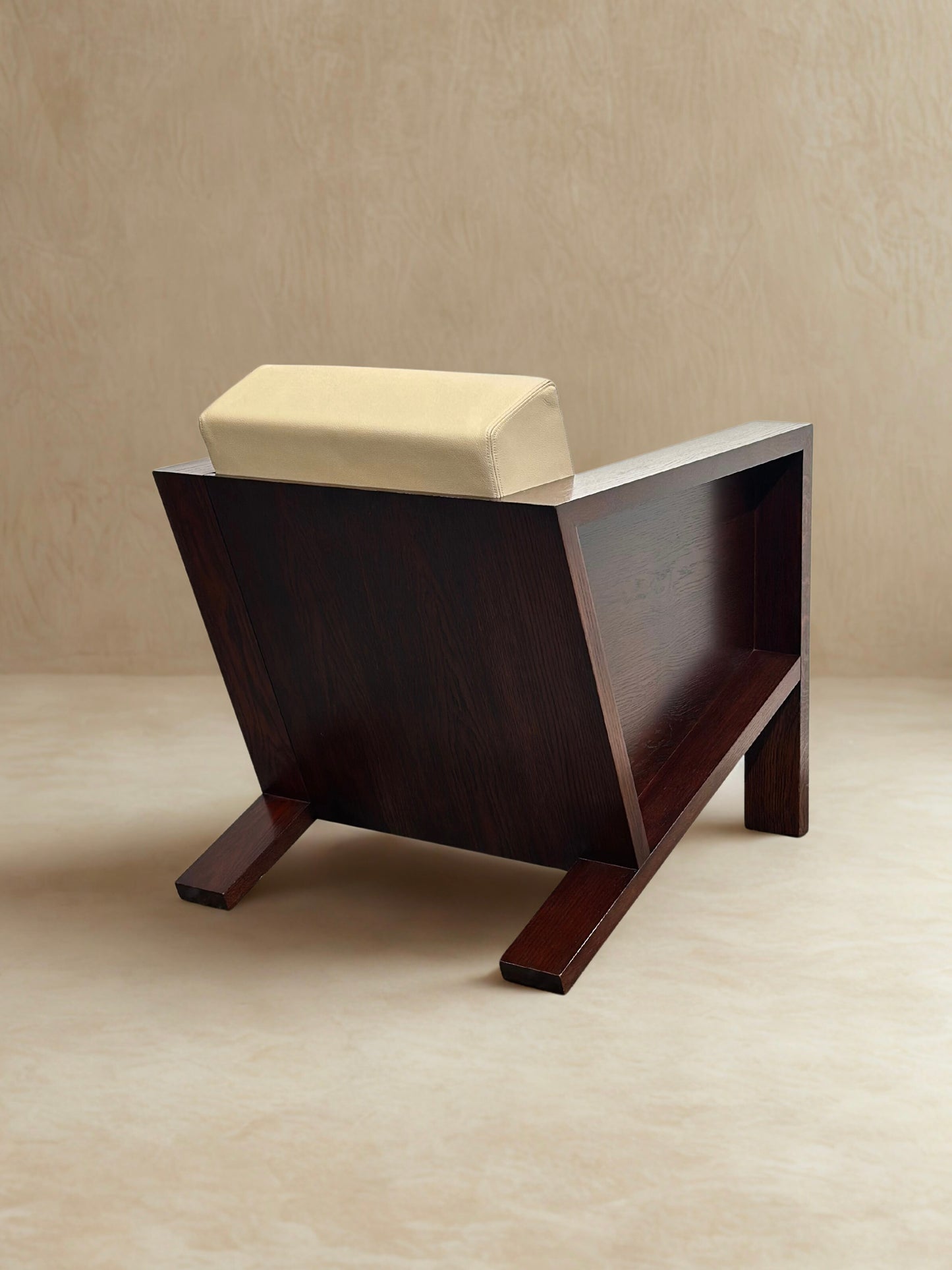 Handcrafted Italian Art Deco Armchair