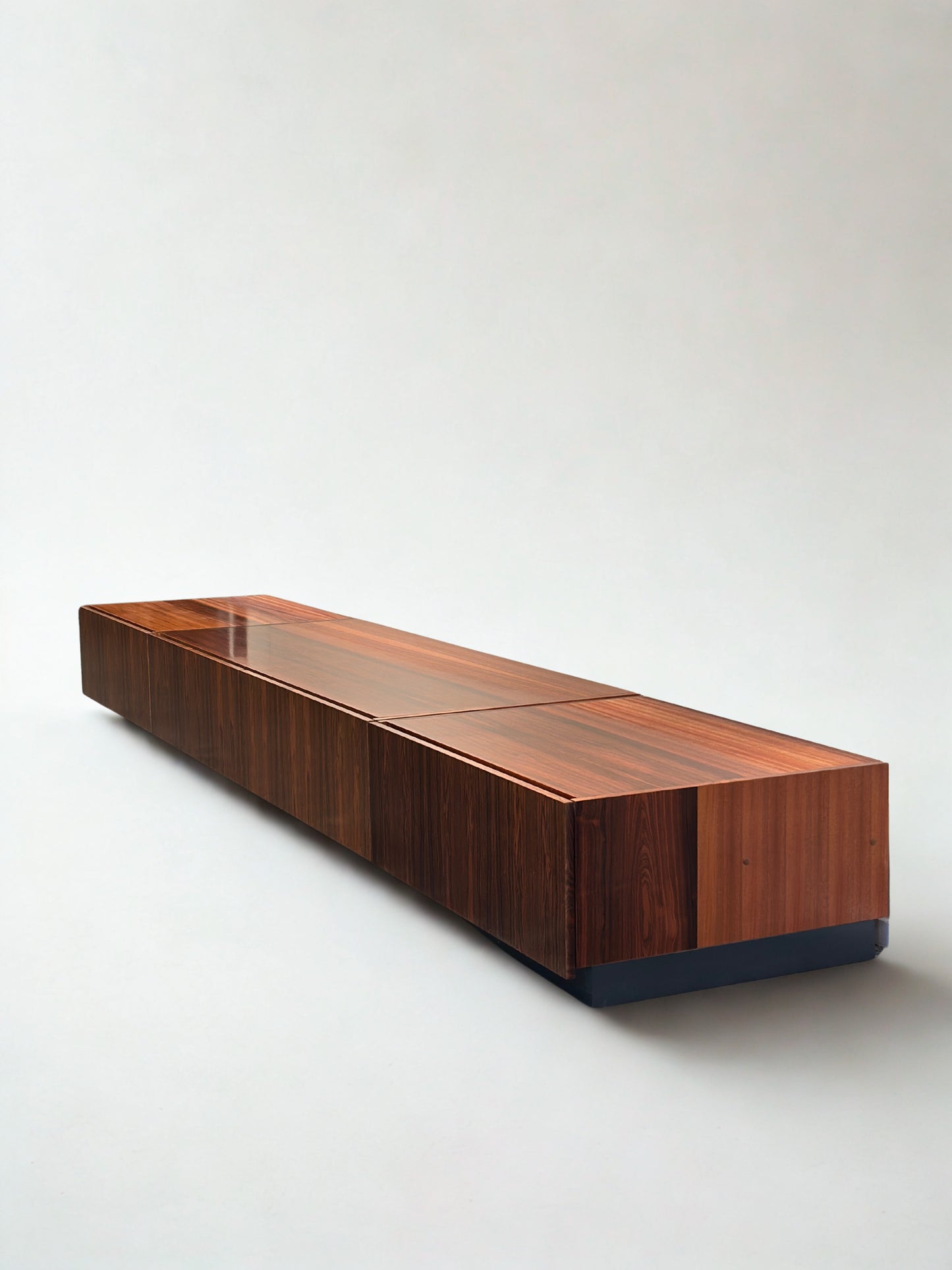 XXL Mid-Century Rosewood Lowboard – 360 cm