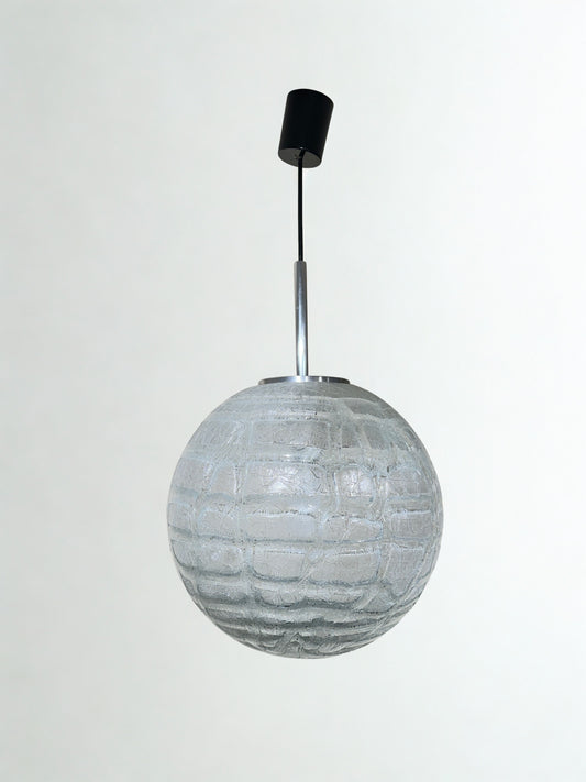 Doria Leuchten Glass Globe Pendant Lamp