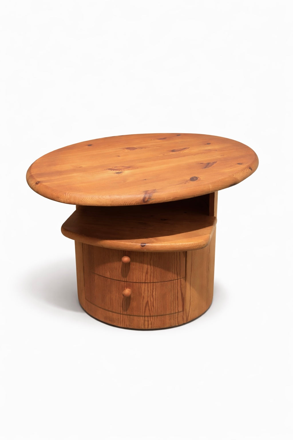 Pine Media Side Table