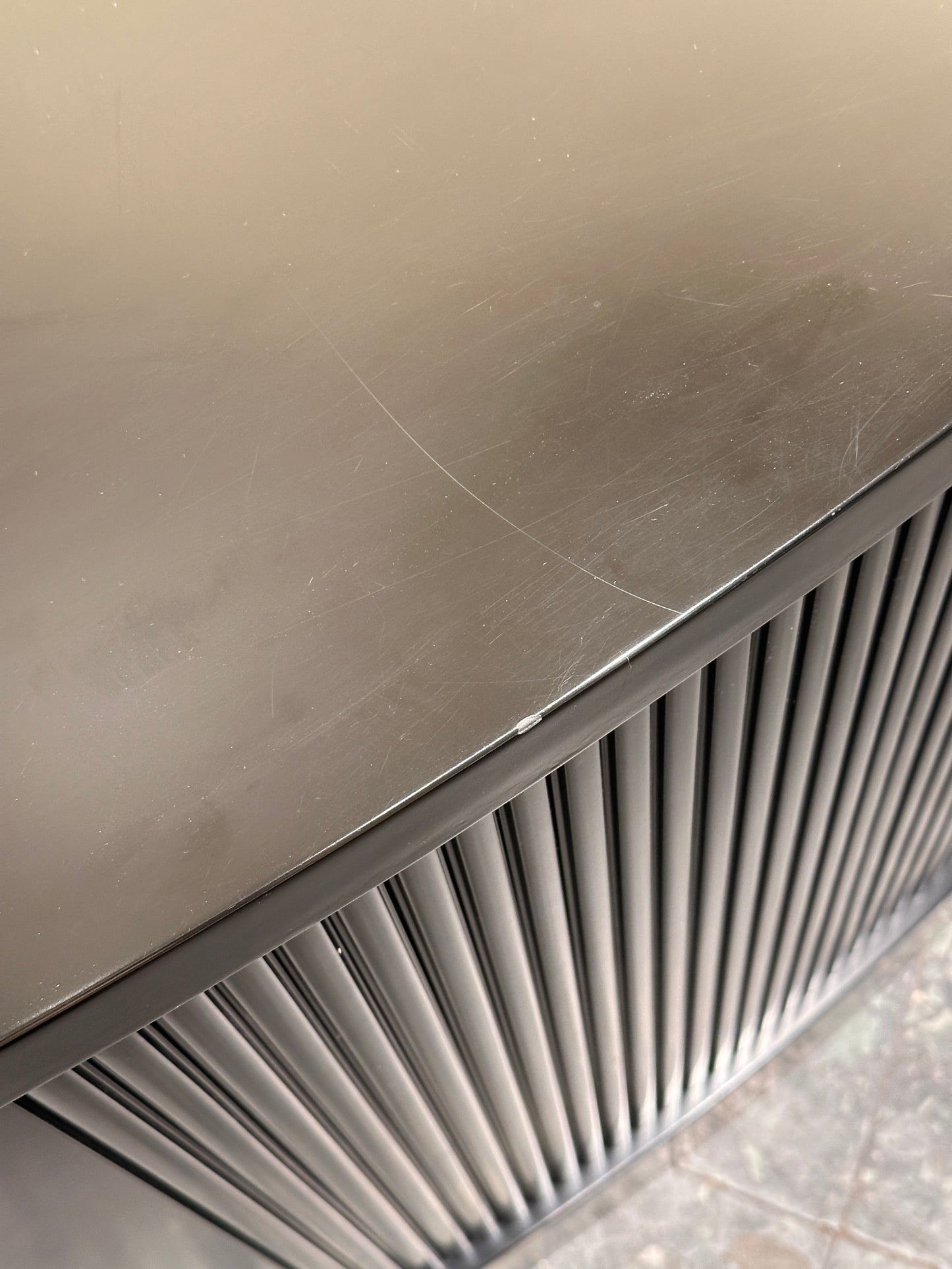 Black 80’s Art Deco style sideboard