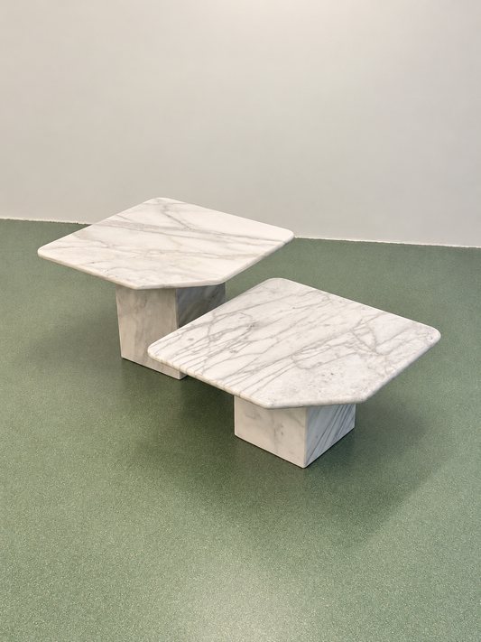 Pair of Marble Coffee Tables, 1970’s