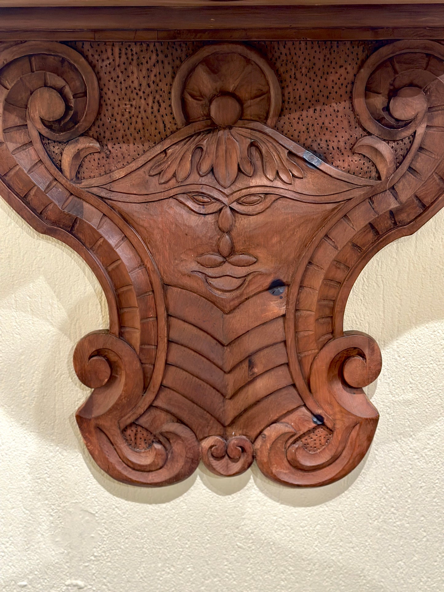 Hand-Carved Mirror & Console Set , Italy 1930’s