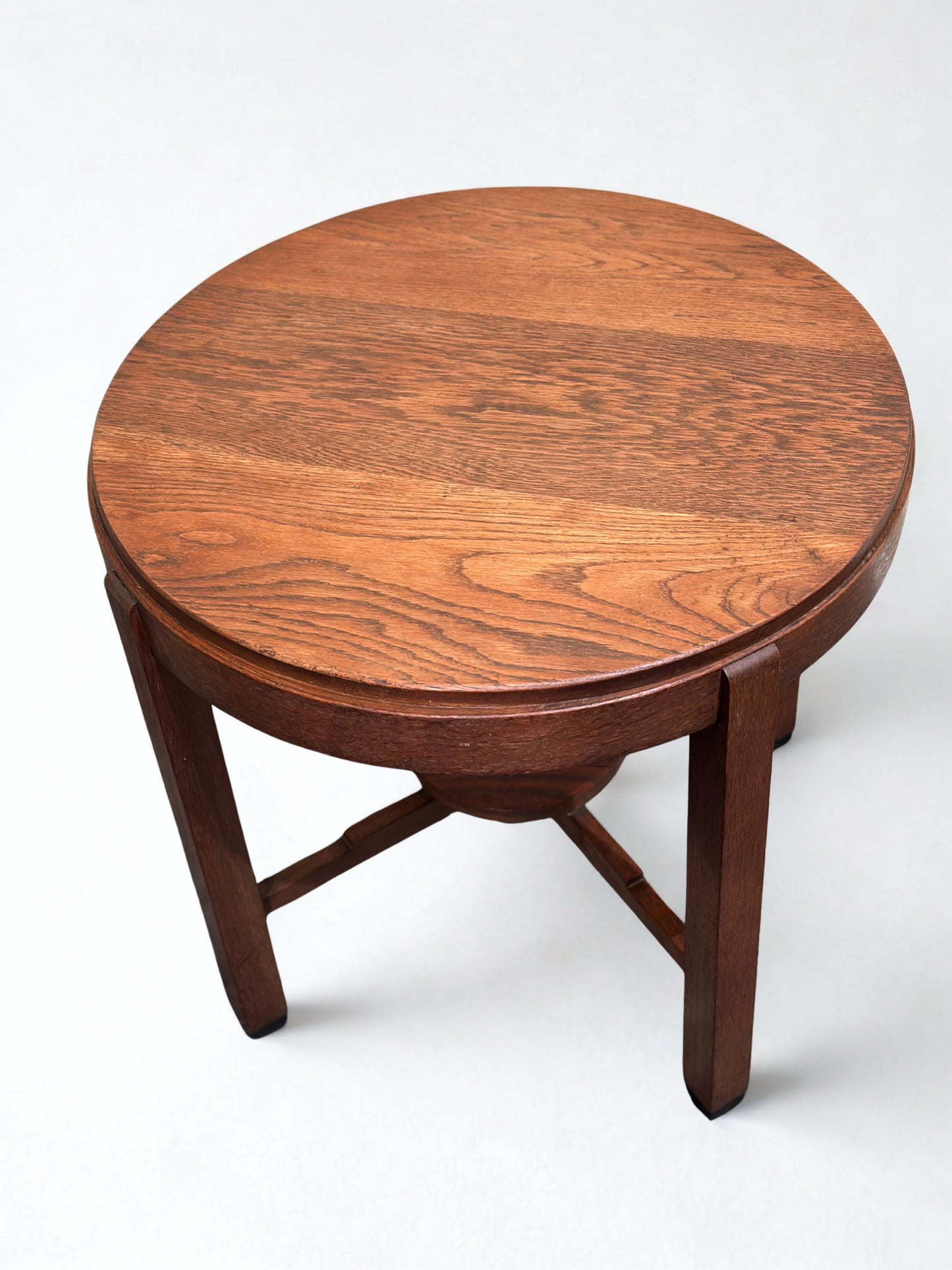 Art Deco Amsterdamse School Round Side Table