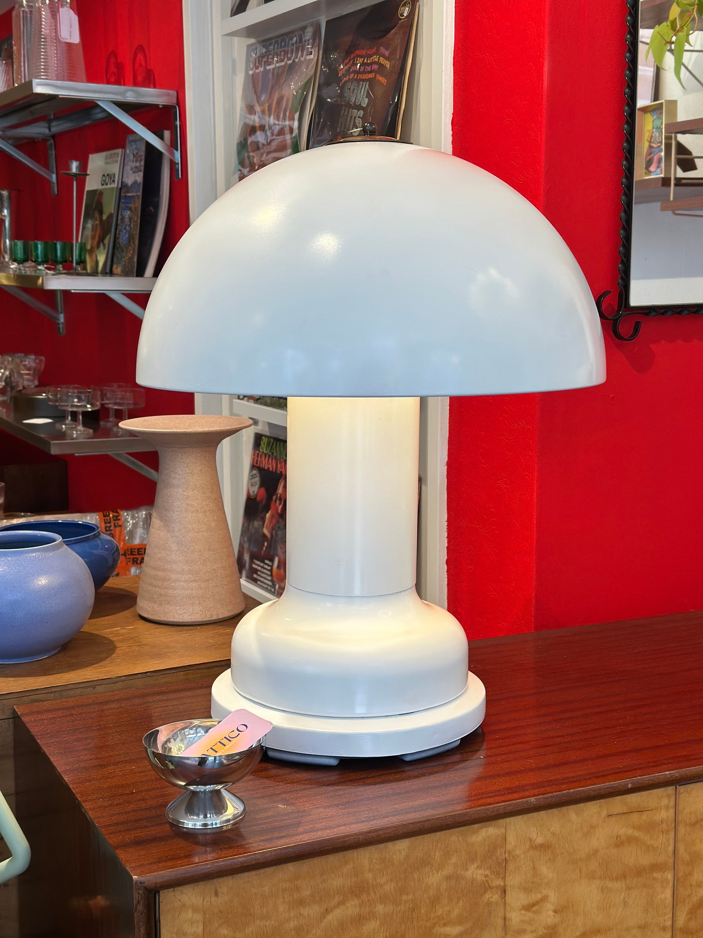 XL Vintage Italian Mushroom Lamp