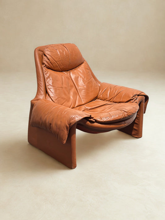 Vintage Saporiti P60 Lounge Chair by Vittorio Introini
