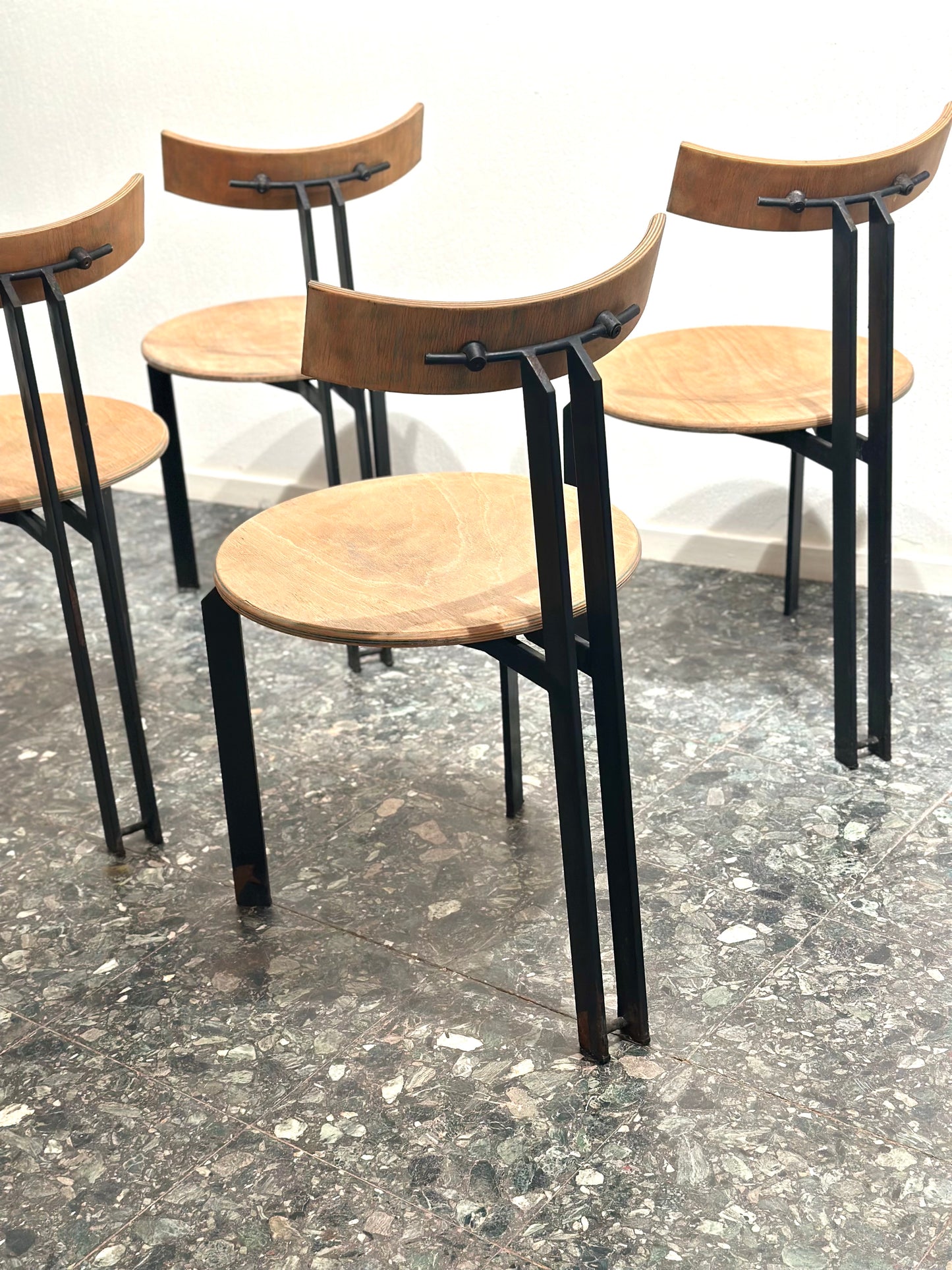 Set of 4 Zeta chairs by Harvink