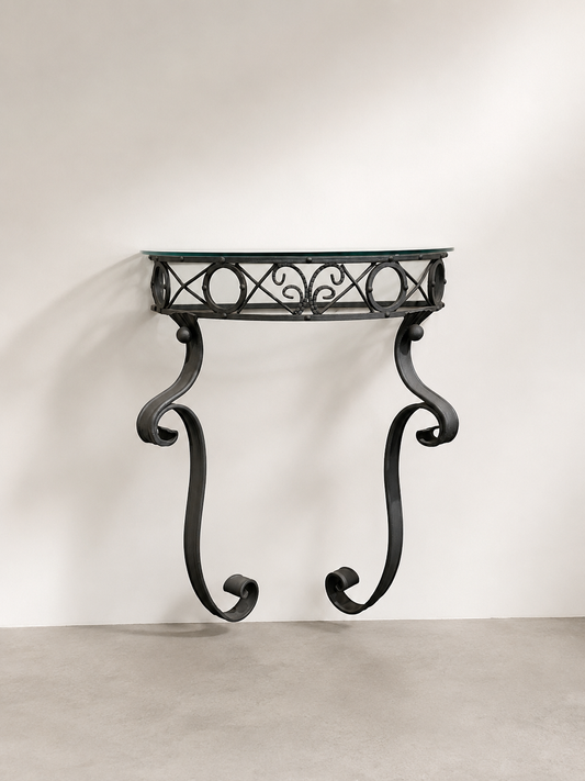 Forged Iron Wall Console, Italy, 1960’s
