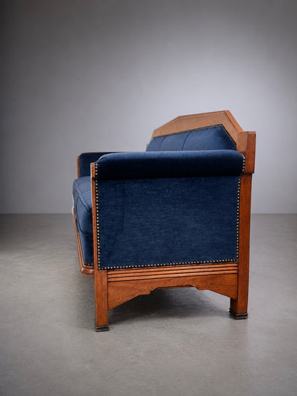 Art Deco Amsterdam School Sofa, 1930’s