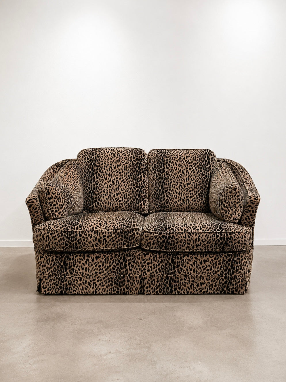 Italian Vintage Leopard Sofa