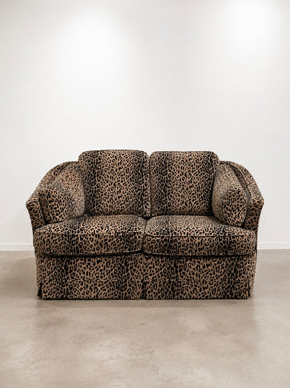 Italian Vintage Leopard Sofa