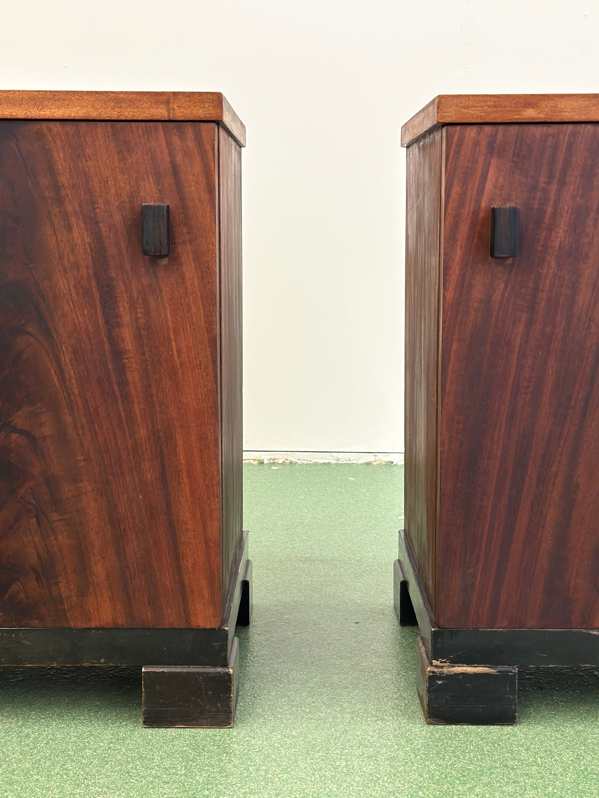 Pair of Amsterdam School Nightstands by Pander
