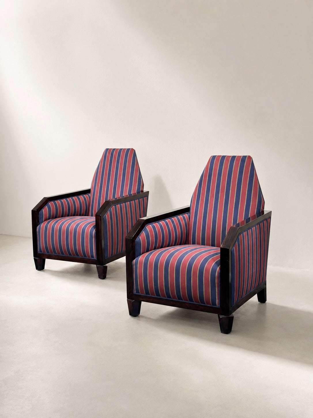 Pair of Art Deco Amsterdamse School Lounge Chairs