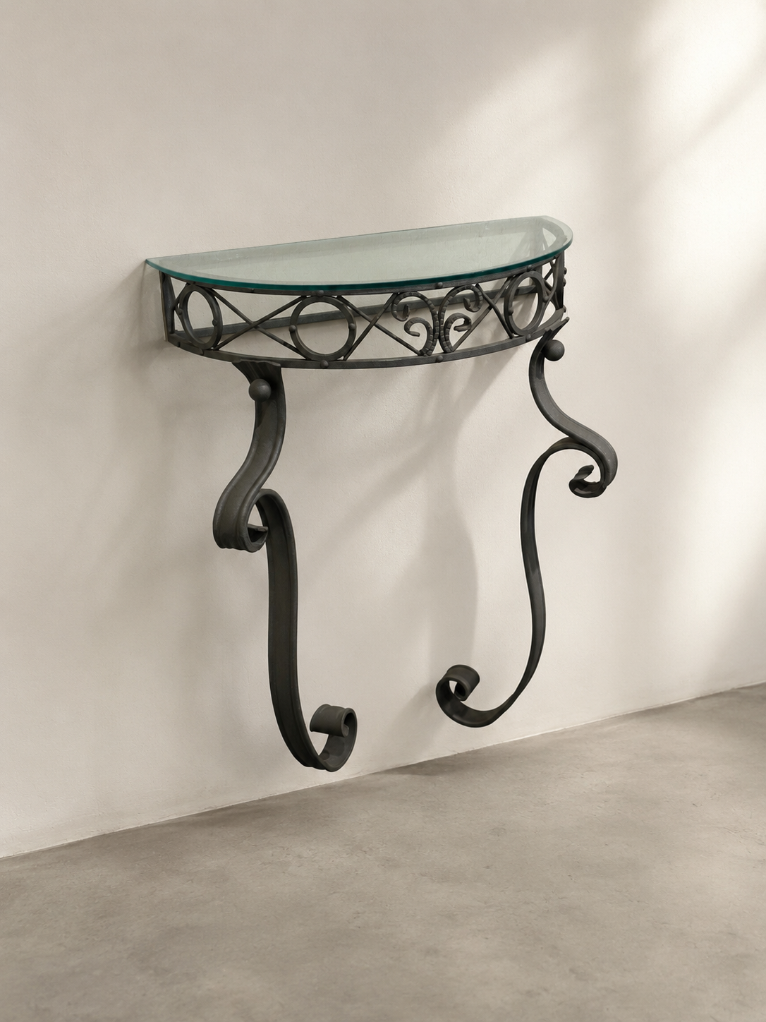 Forged Iron Wall Console, Italy, 1960’s