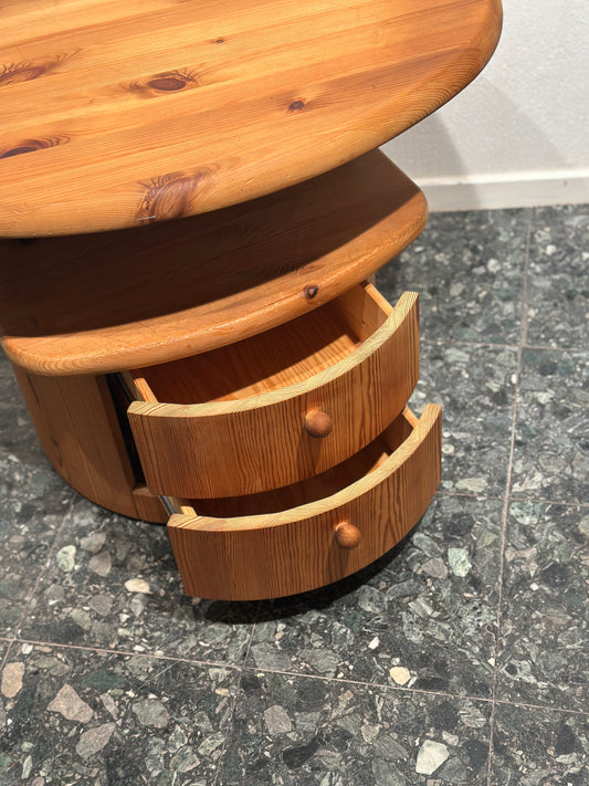 Pine Media Side Table