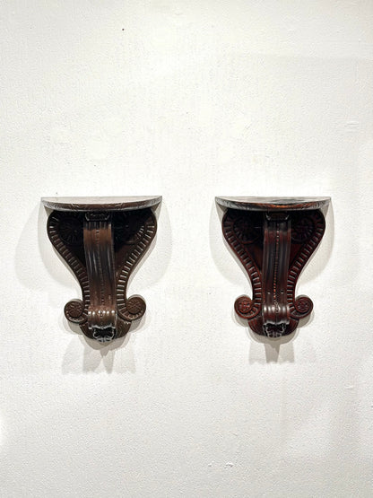 Set of 2 Antique Spanish Wall Consoles