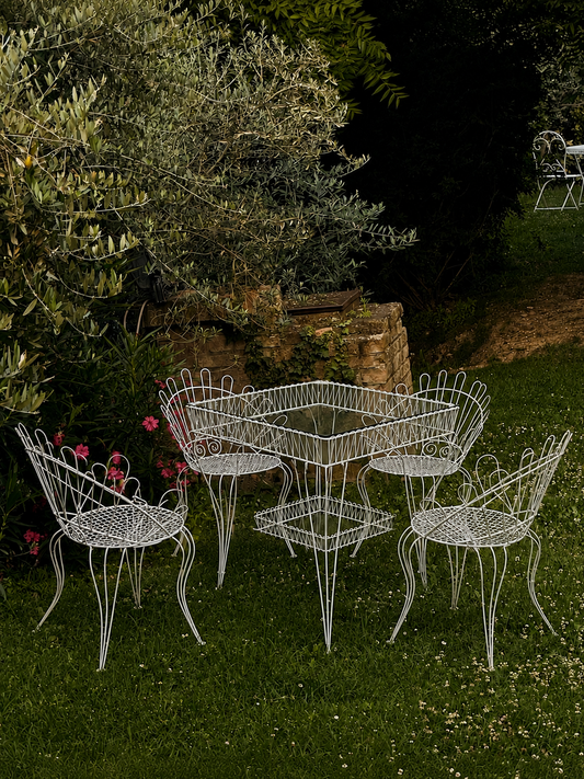 Wrought Iron Garden Dining Set