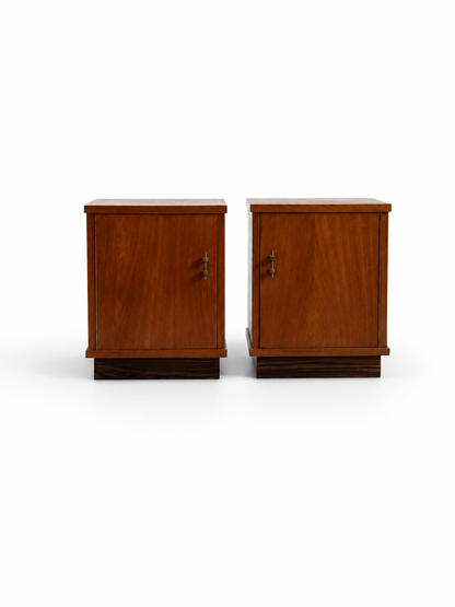 Pair of Art Deco Nighstands, Netherlands - 1930s