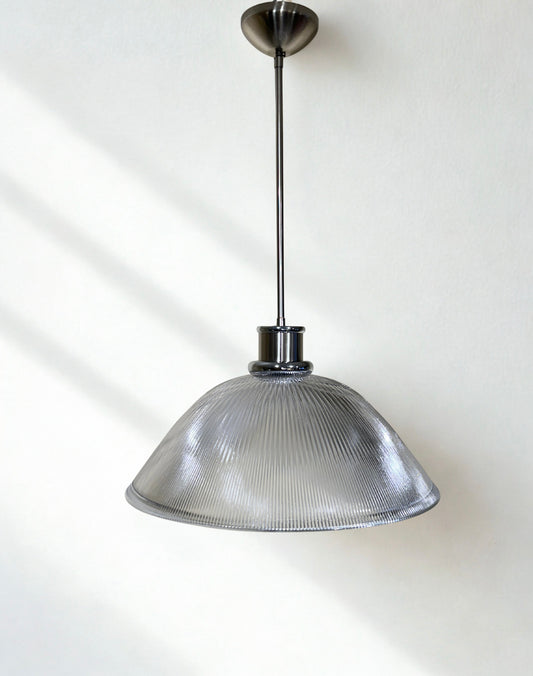 Vintage Glass Dome Pendant Lamp
