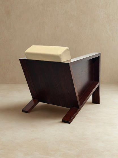 Handcrafted Italian Art Deco Armchair