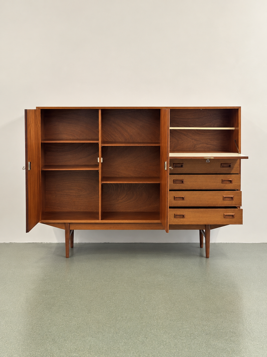 Mid-Century Teak Highboard, 1960s