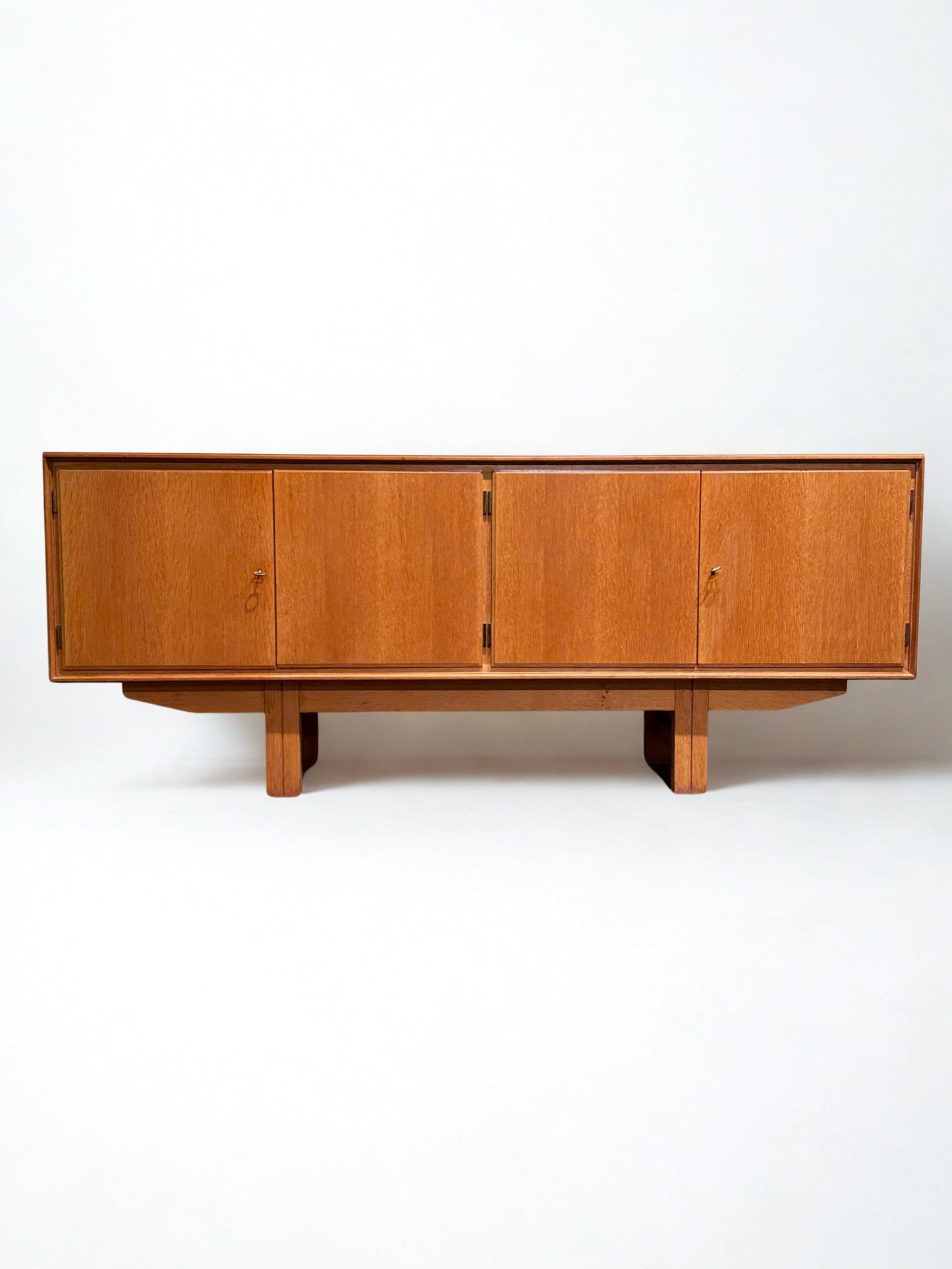 Midcentury Minimal Oak Sideboard