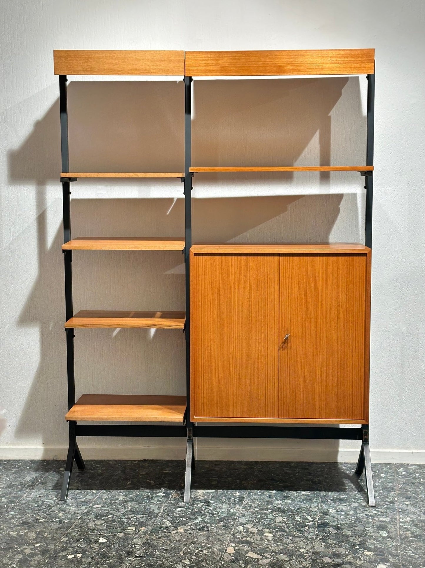 Midcentury Freestanding Modular Wall Unit - Lattico