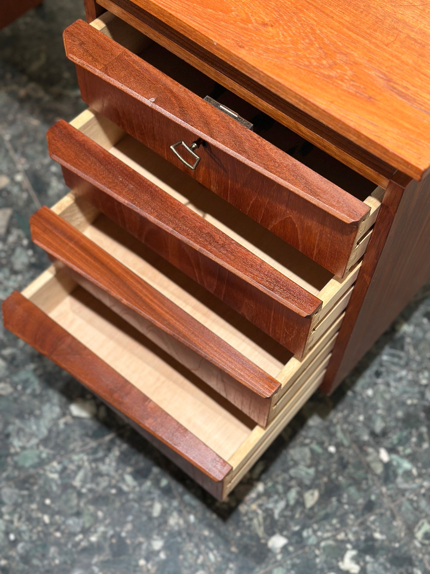 Pastoe Teak Desk by Cees Braakman