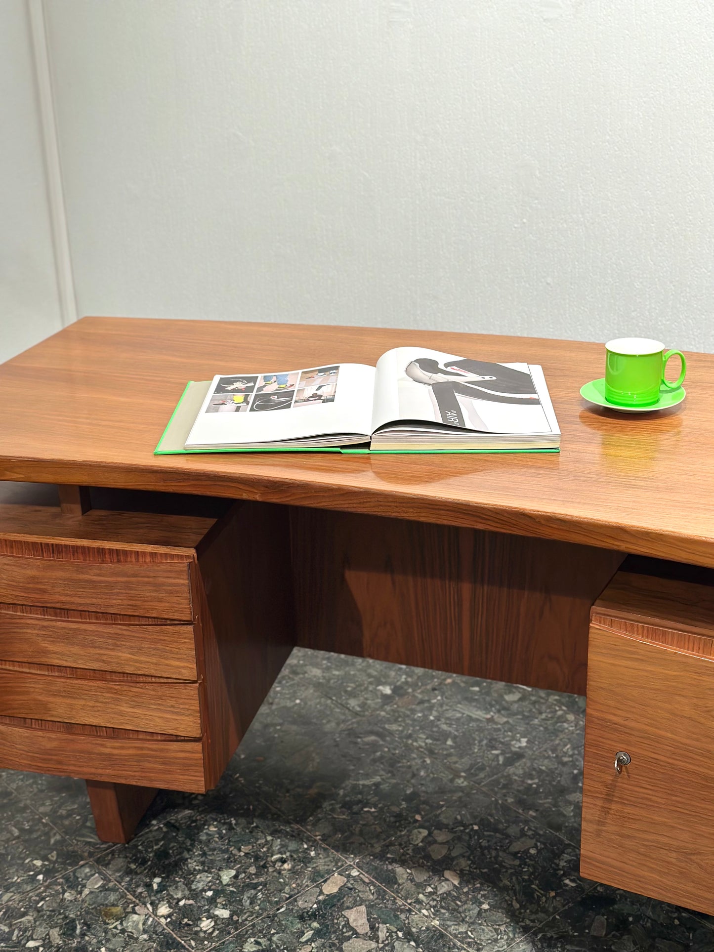 Rare Midcentury Danish Executive Desk