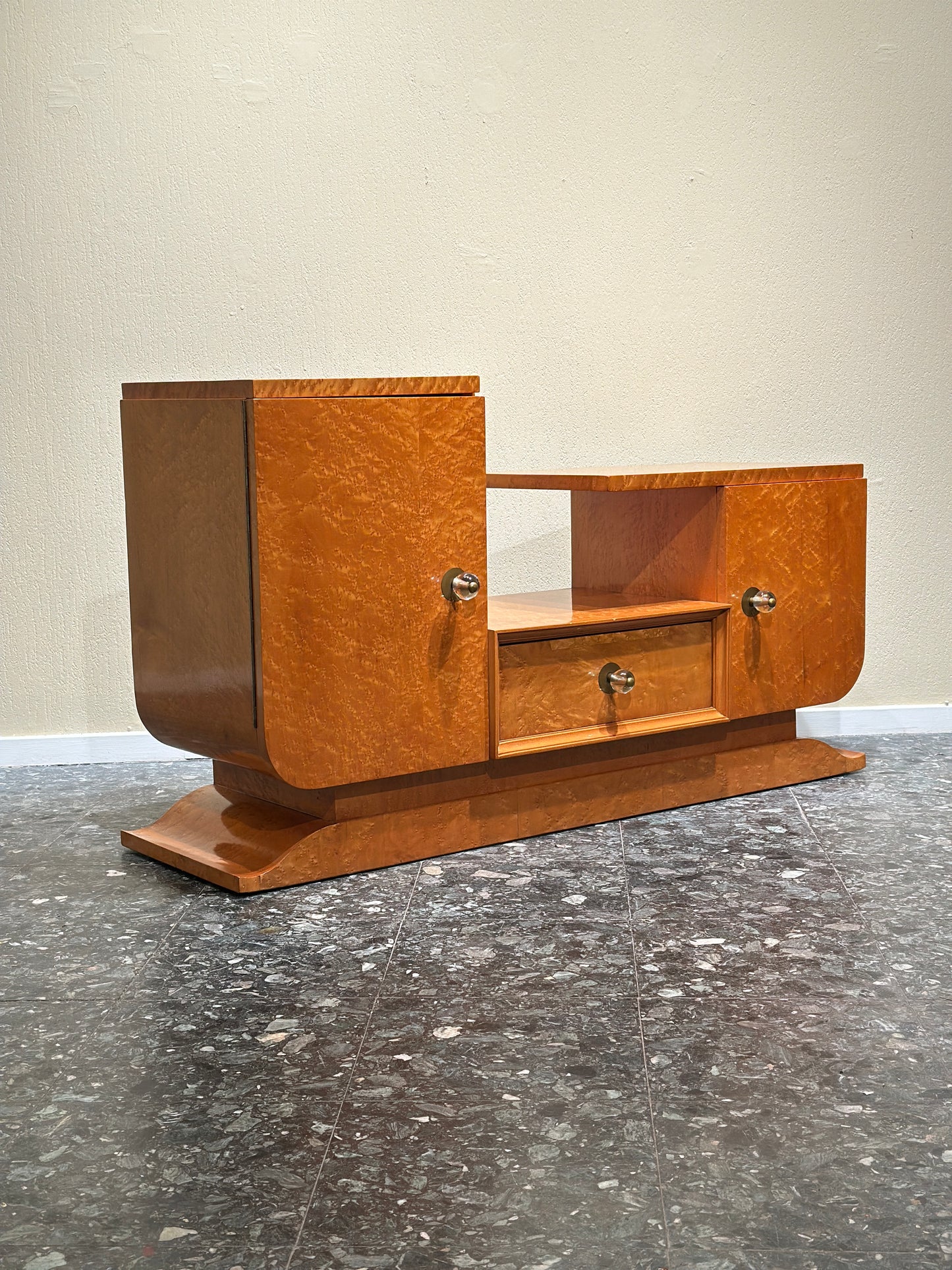 Art Deco Sideboard — Birdseye Maple c. 1930
