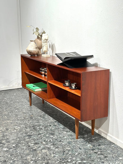 Vintage Teak Bookcase Sideboard Lowboard - Lattico