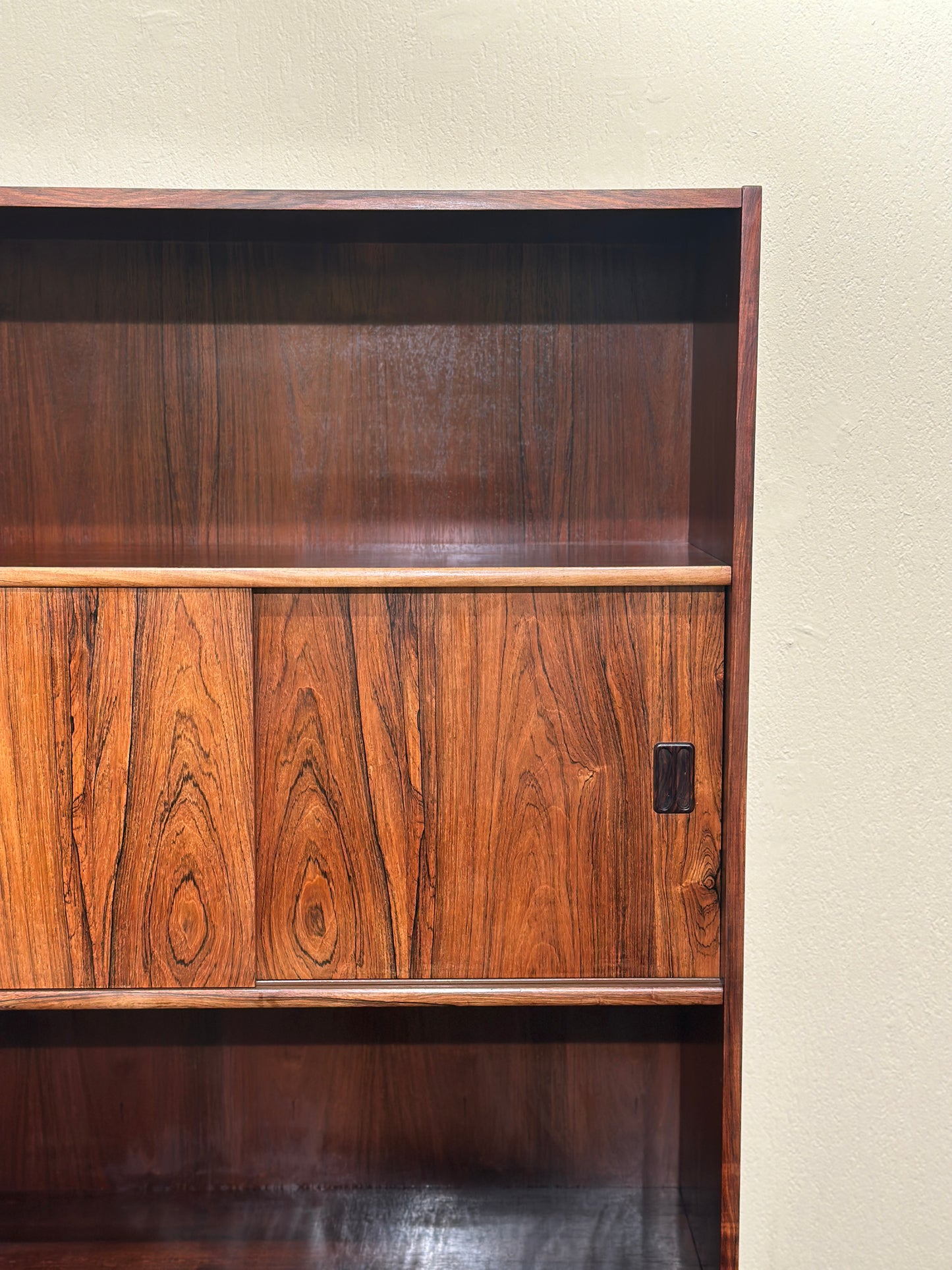 Rosewood Highboard Bookcase