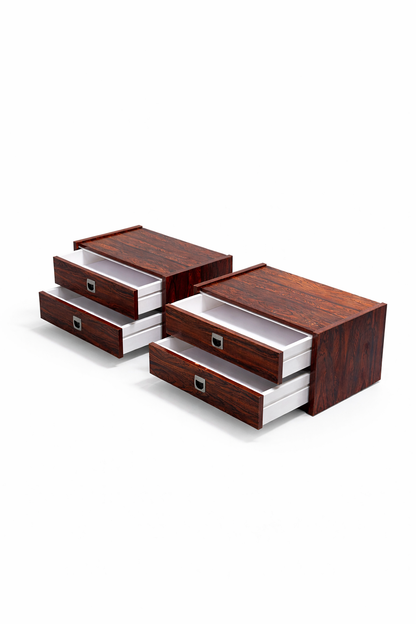 Set Rosewood Nightstands