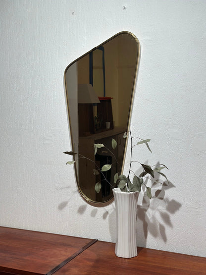 Vintage Brass Mirror '60s - Lattico