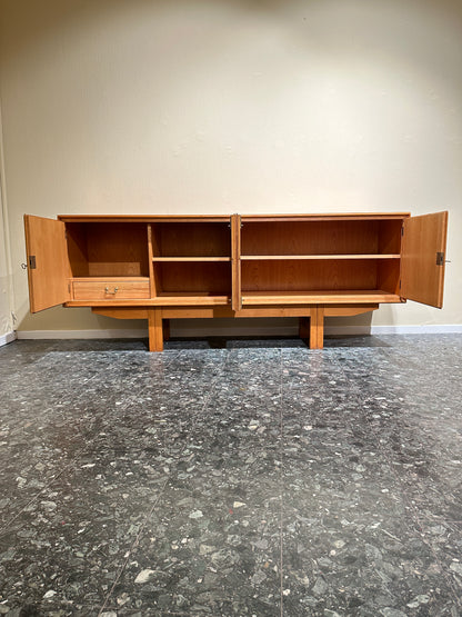 Midcentury Minimal Oak Sideboard