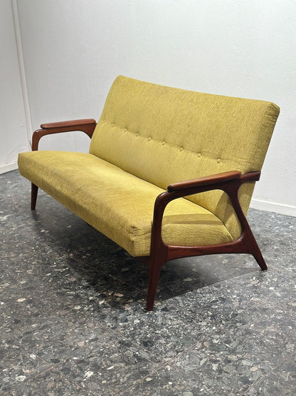 Vintage Green Scandinavian 3 - seater Sofa - Lattico