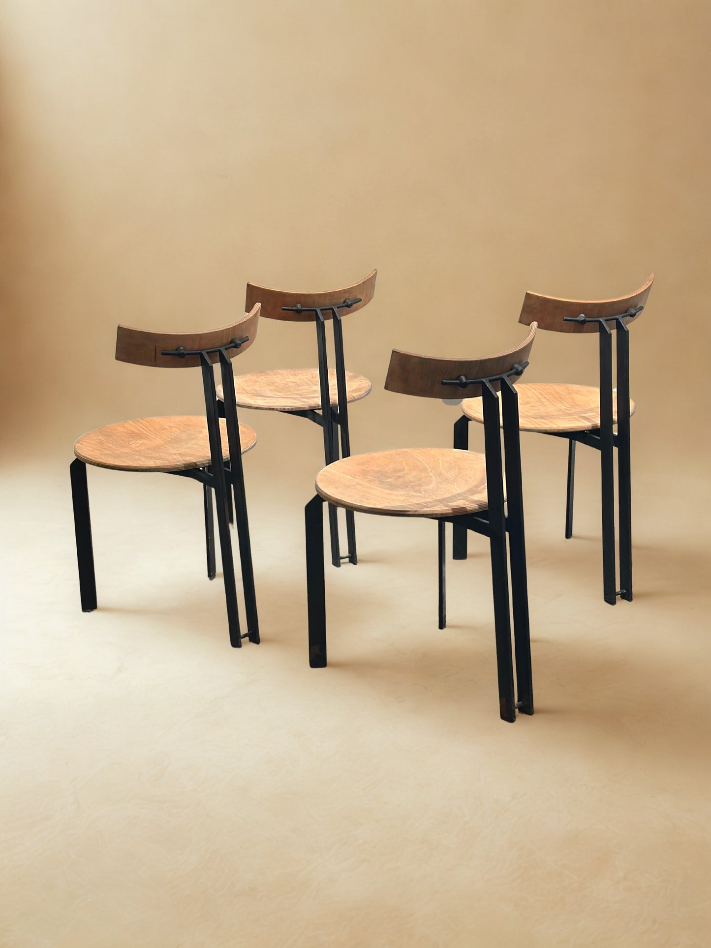 Set of 4 Zeta chairs by Harvink