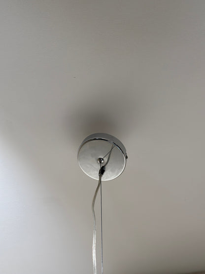 Vintage Chrome Space Age Pendant Lamp
