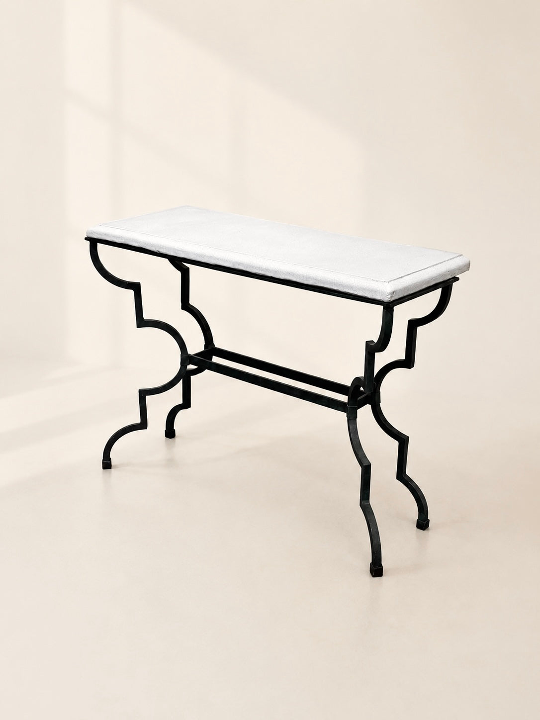 Forged Iron Neoclassical Console Table, Italy 1950’s