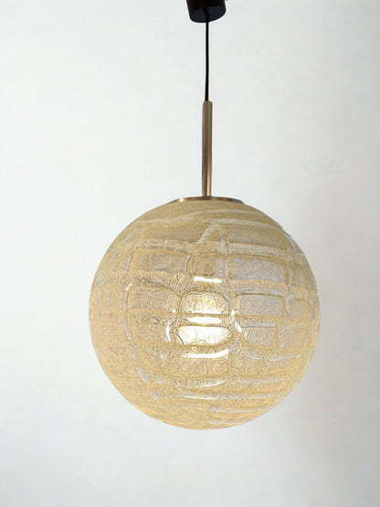 Doria Leuchten Glass Globe Pendant Lamp