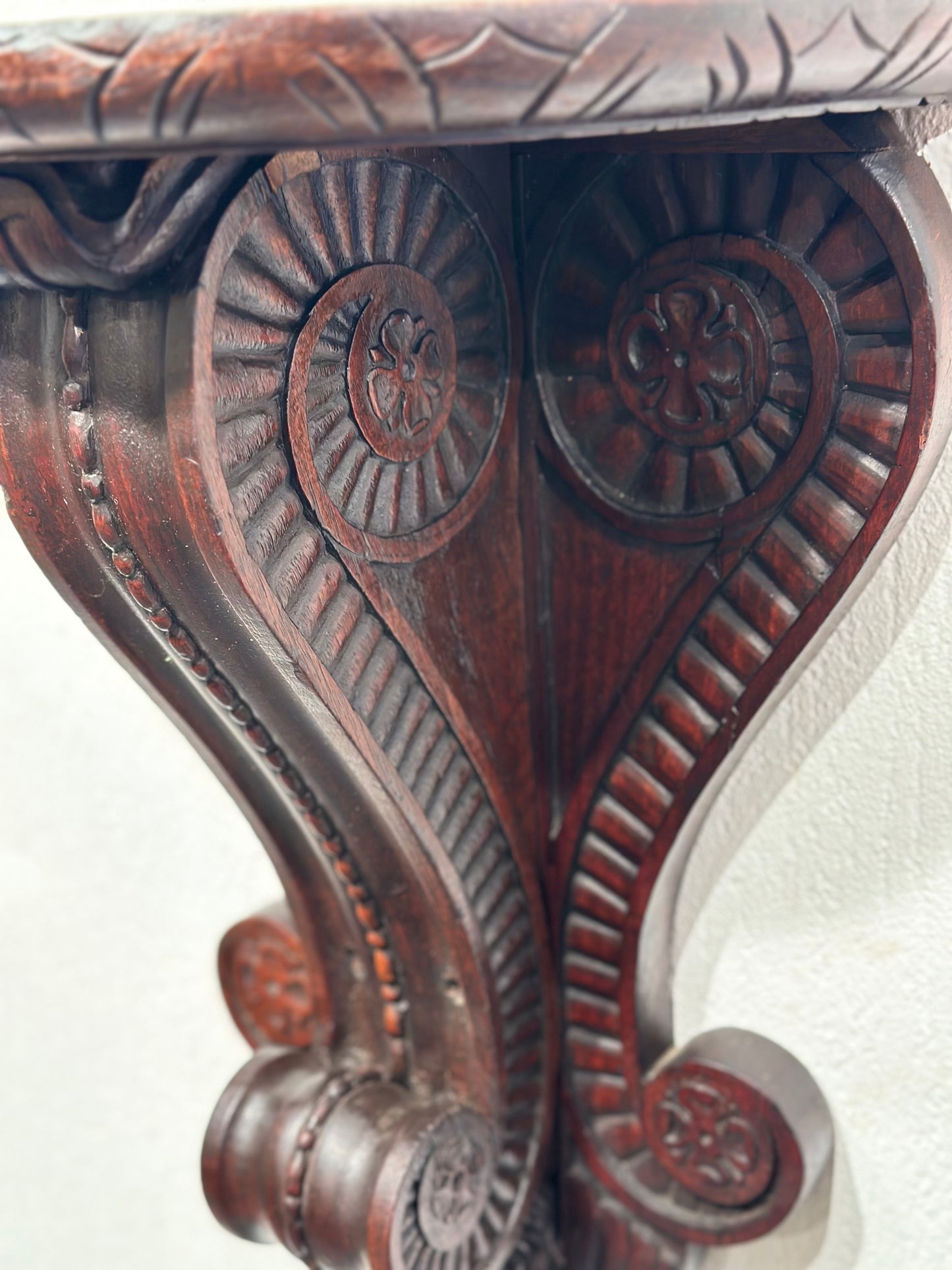 Set of 2 Antique Spanish Wall Consoles