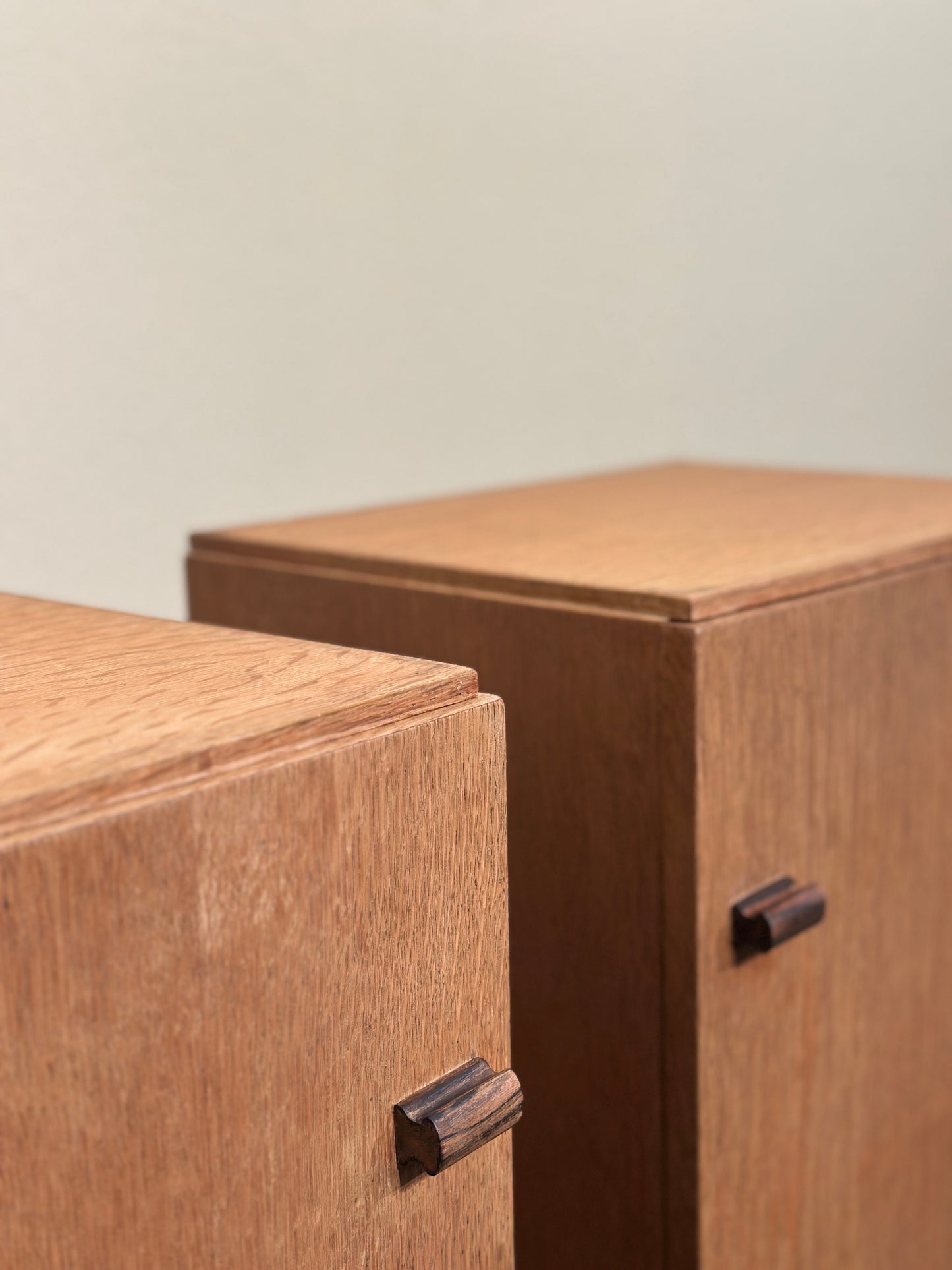 Pair of Dutch Art Deco Nightstands