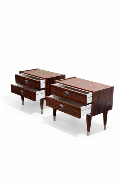 Set Rosewood Nightstands
