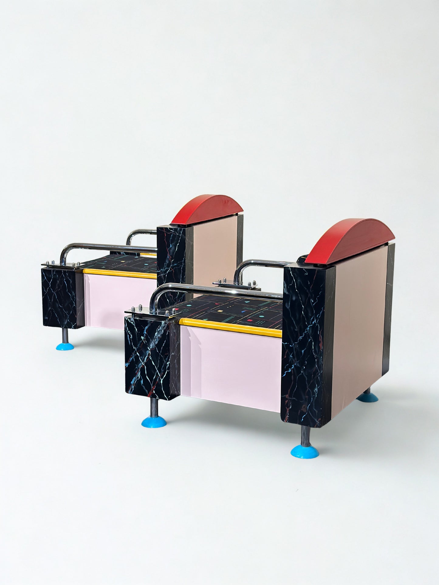 Pair of Memphis Lounge Chairs