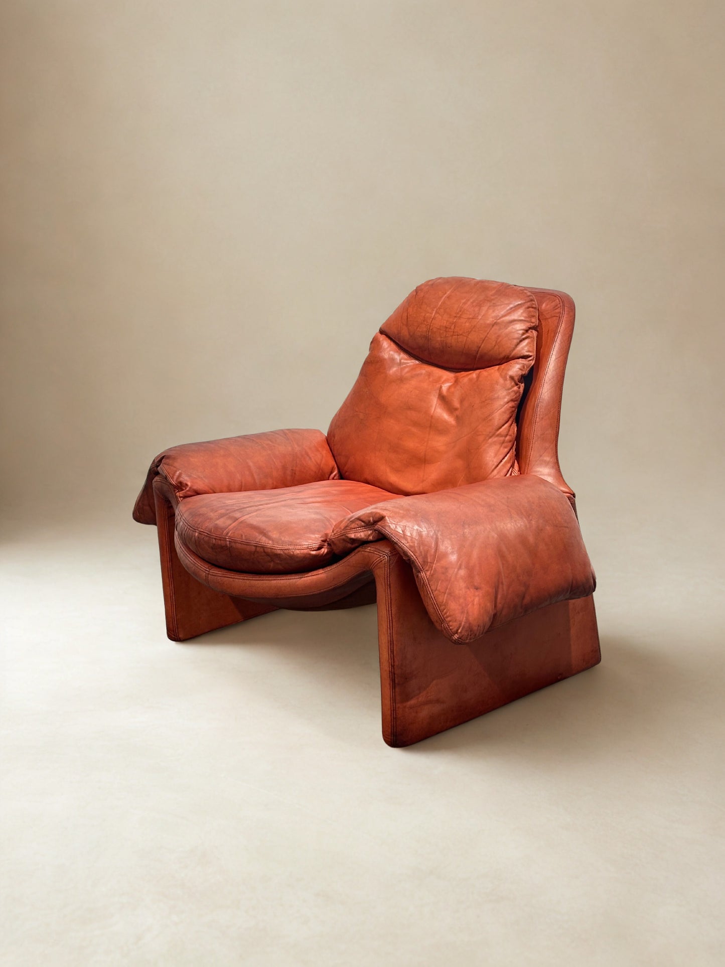 Vintage Saporiti P60 Lounge Chair by Vittorio Introini