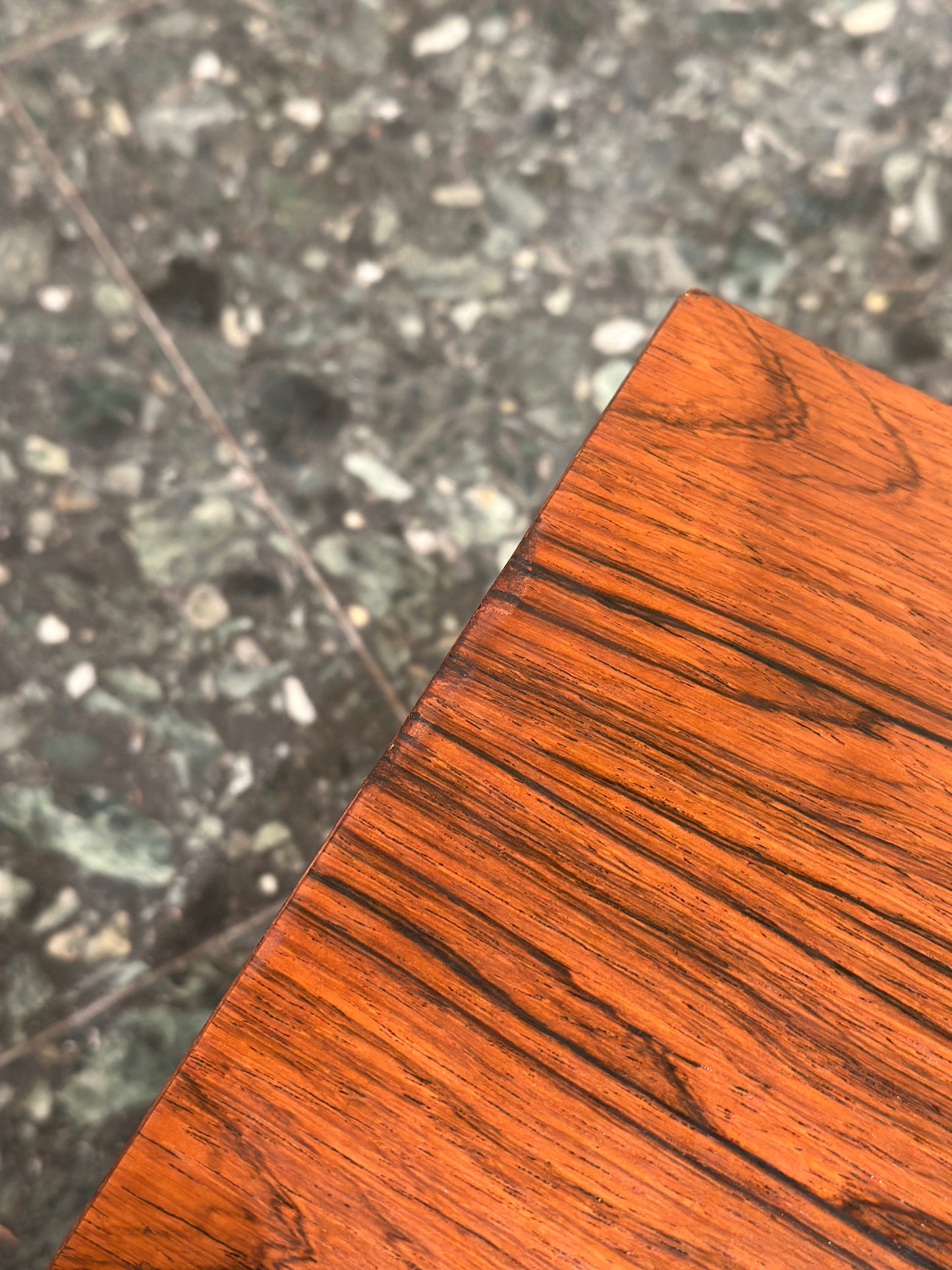 XL Rosewood Bench / Coffee Table – Mid-Century Modern