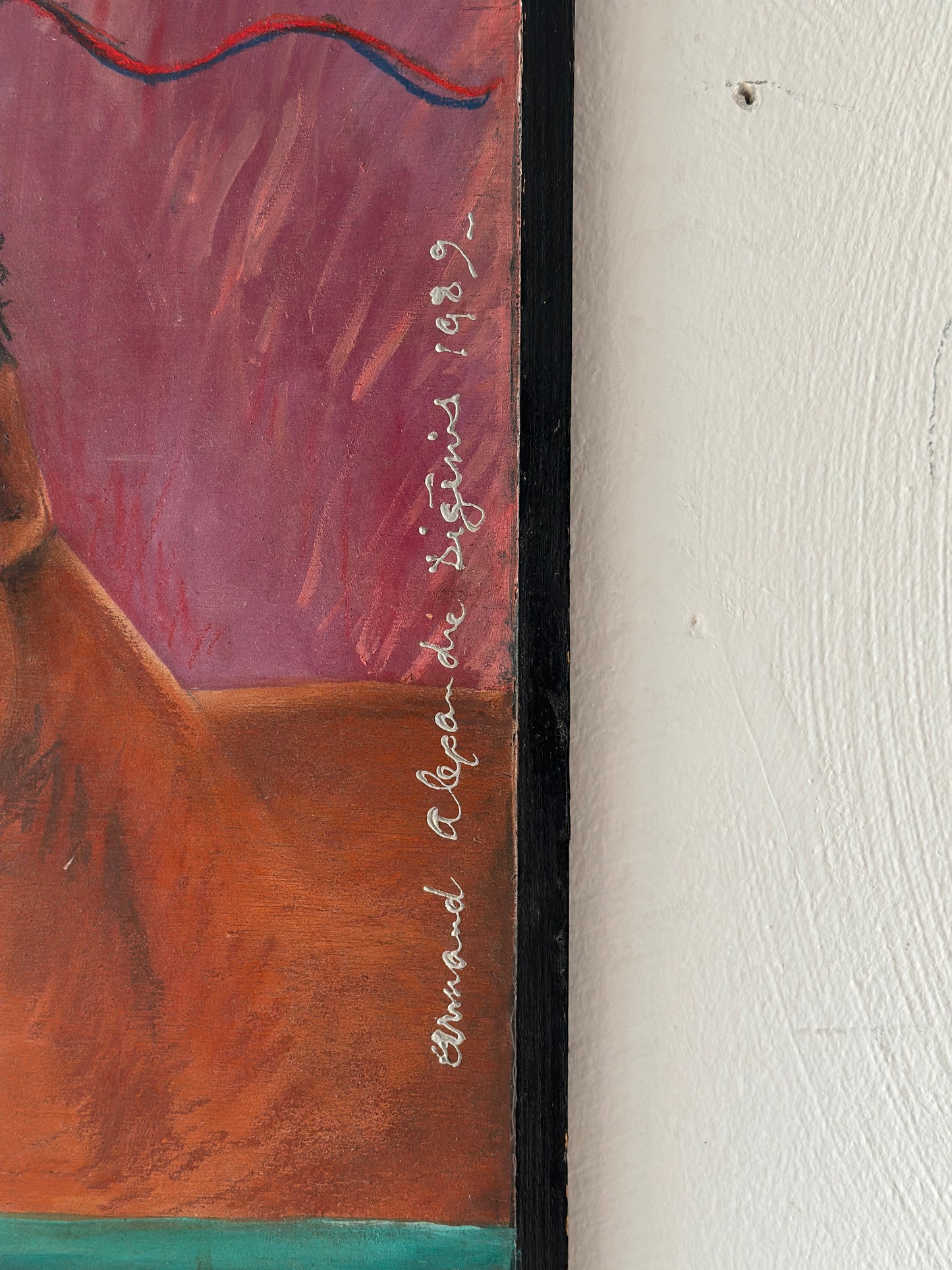 French Neo-Expressionist Diptych 1982