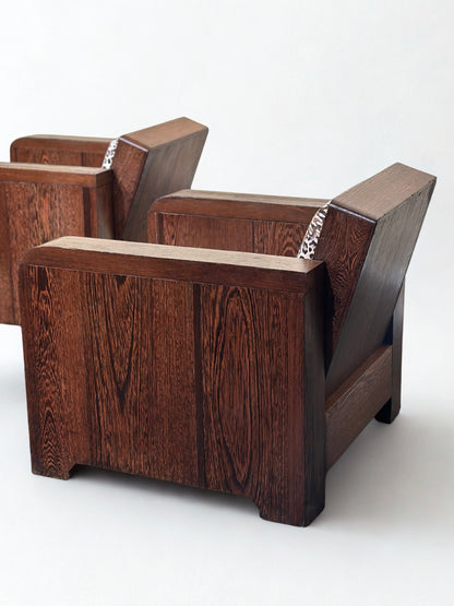 Pair of Art Deco Club Chairs