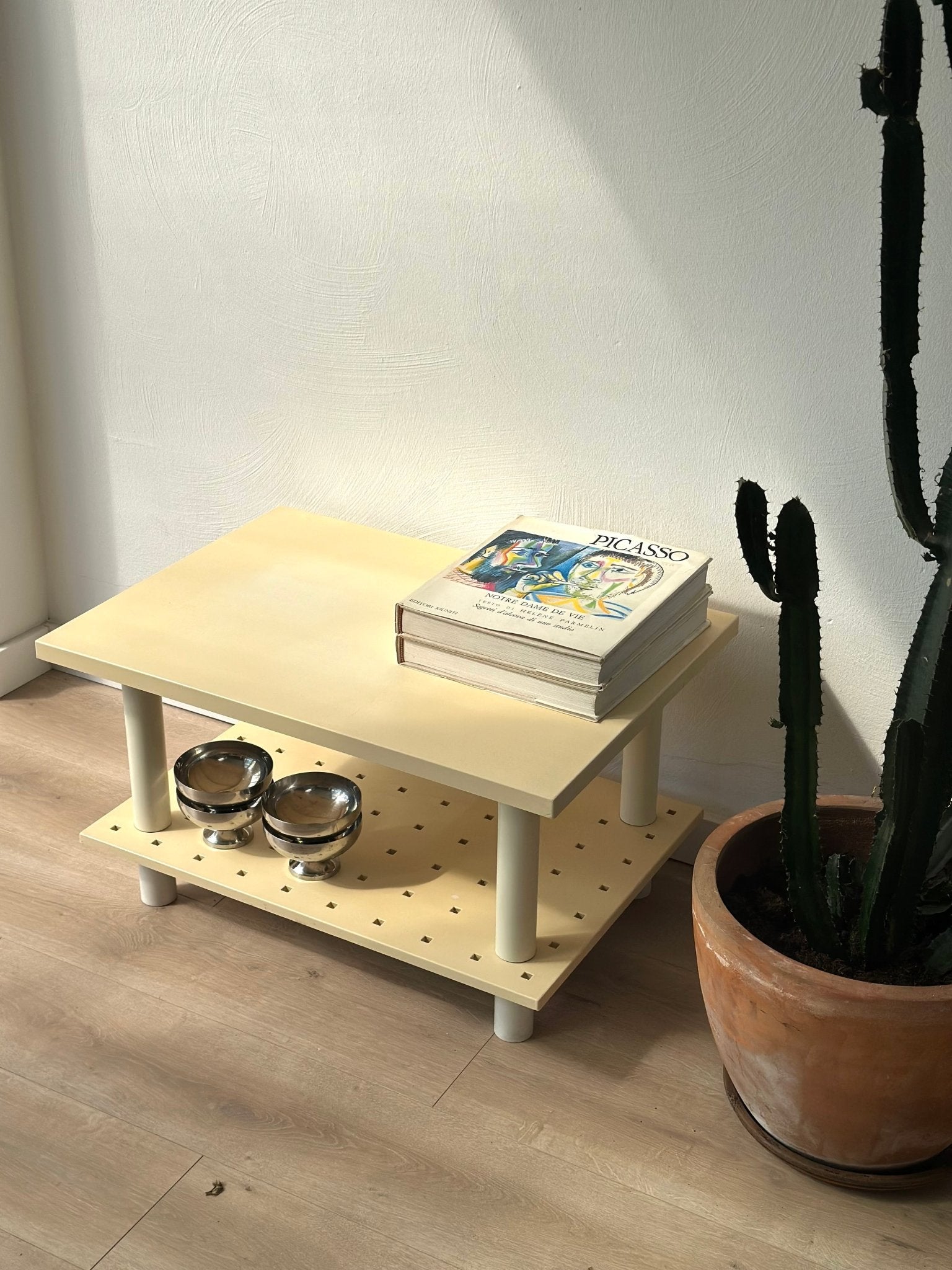 Postmodern Kartell Side Table / Media Cabinet with Drawer – Design by Simon Fussell - Lattico