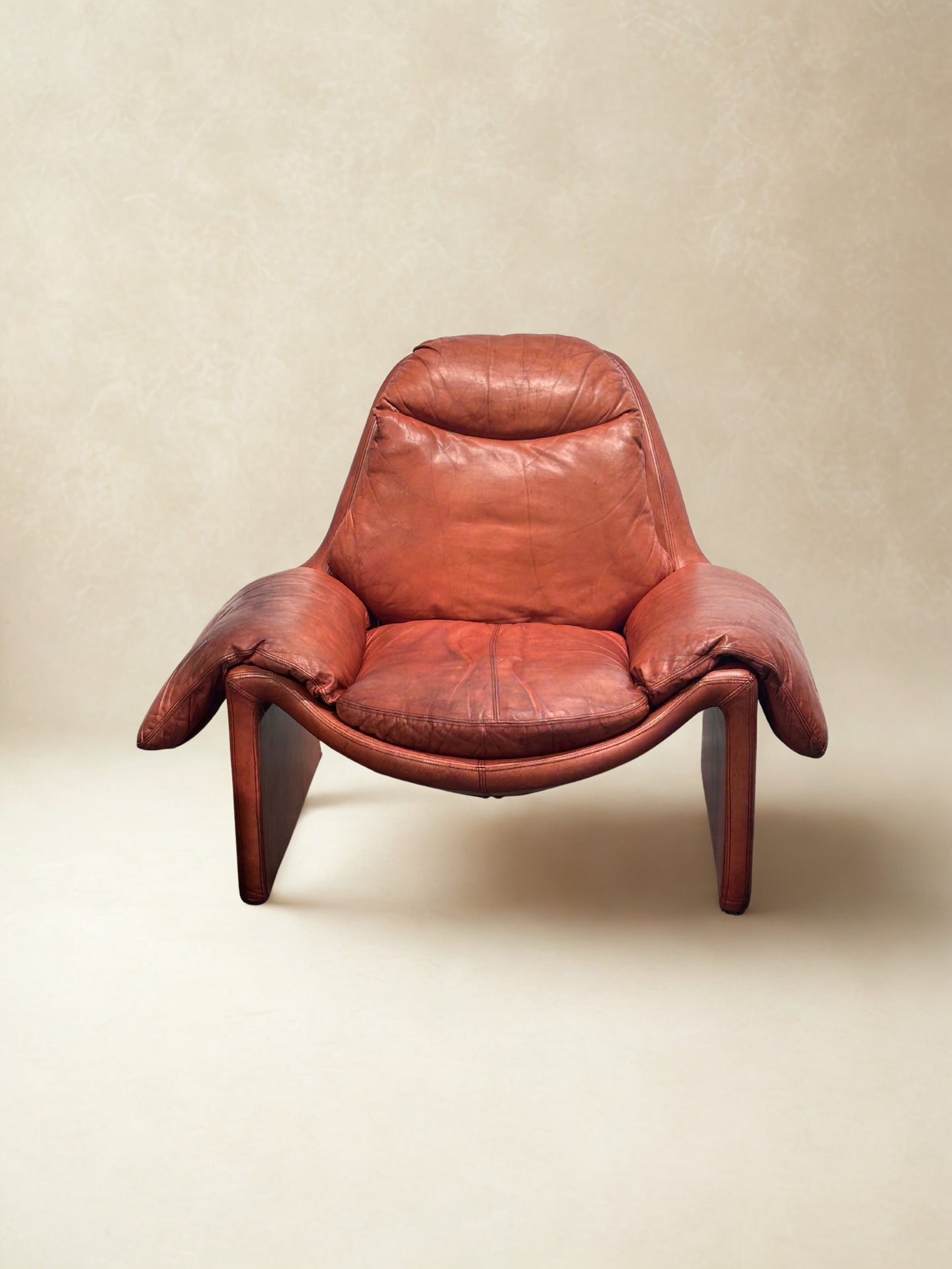 Vintage Saporiti P60 Lounge Chair by Vittorio Introini